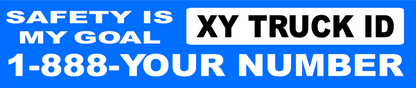 Safety is My Goal Fleet Vehicle Decal Multi-Pack