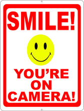 Smile You're on Camera Sign. with Graphics Options. - Signs & Decals by SalaGraphics
