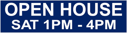 Custom 6"x24" Real Estate Rider Sign