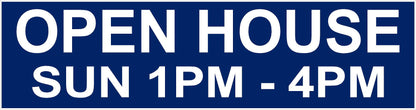 Custom 6"x24" Real Estate Rider Sign