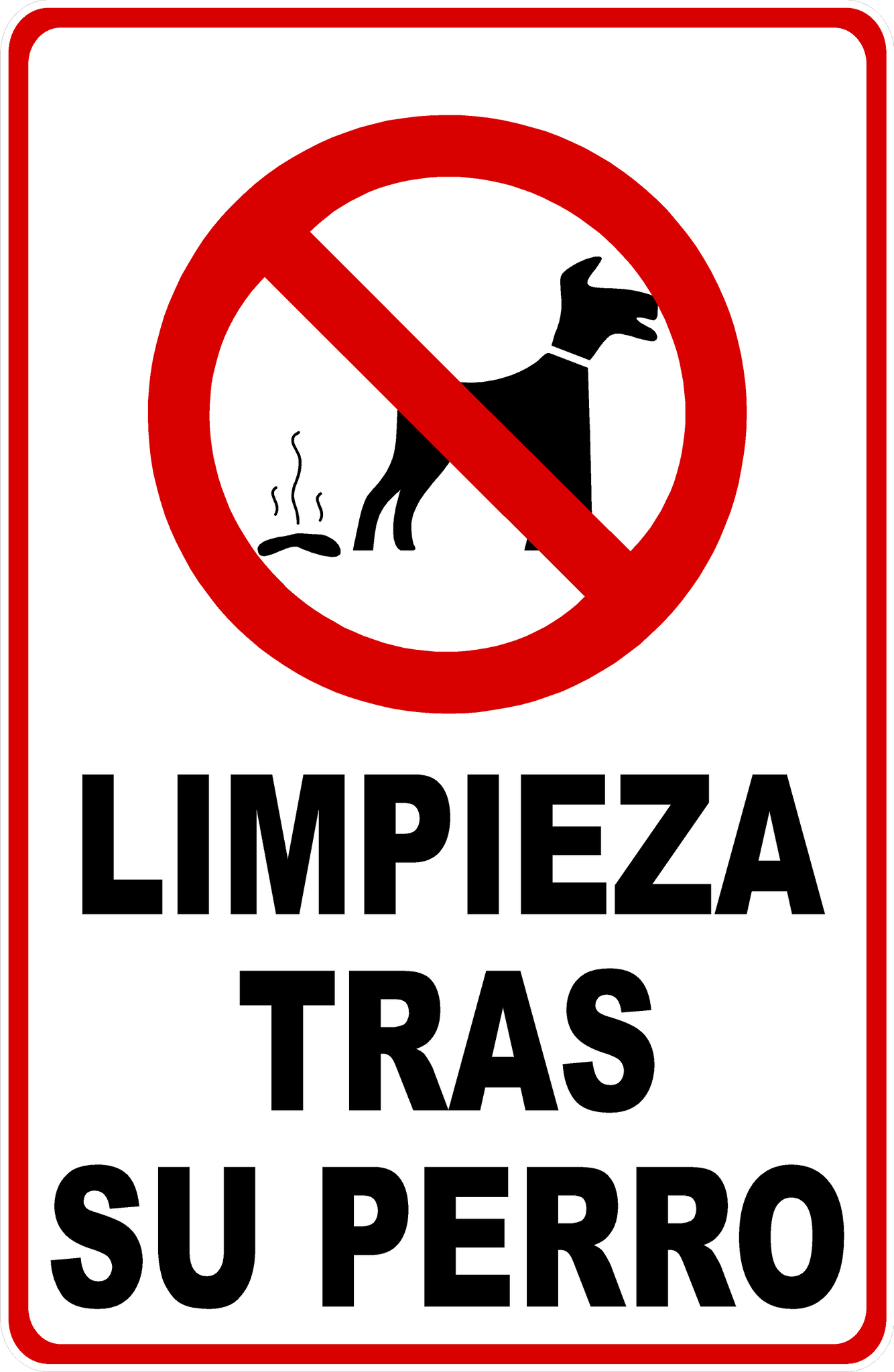 Clean Up After Your Dog Sign – Signs by SalaGraphics clean-up-after-your-dog-sign-signs-by-salagraphics