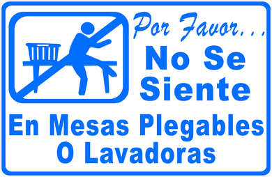 Spanish Laundromat Sign