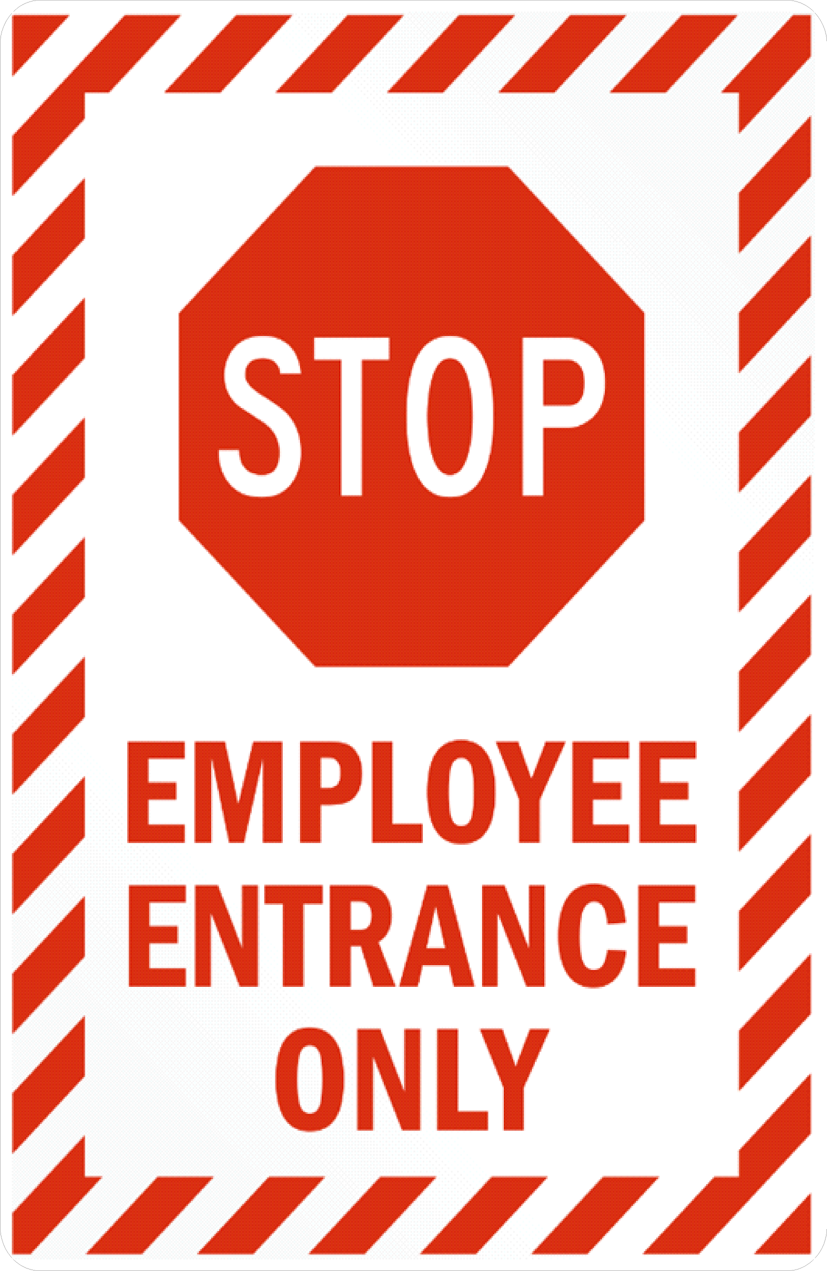 stop-employee-entrance-only-sign-signs-by-salagraphics for Free Printable Employee Only Signs Stop Employee Entrance Only Sign – Signs by SalaGraphics for Free Printable Employee Only Signs