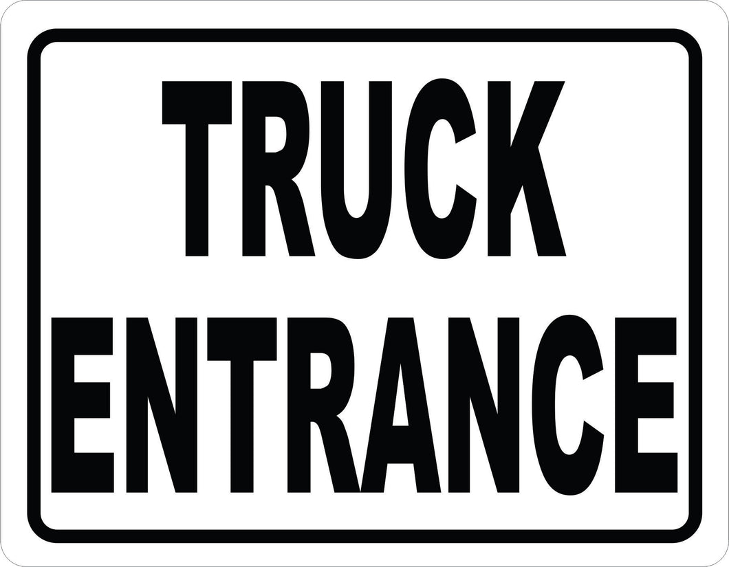 Thr Ruck Sign Truck Entrance with Optional Directional Arrow Sign – Signs by SalaGraphics