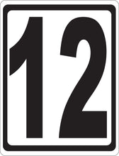 Single Bay Number Bay Numbering Sign – Signs by SalaGraphics